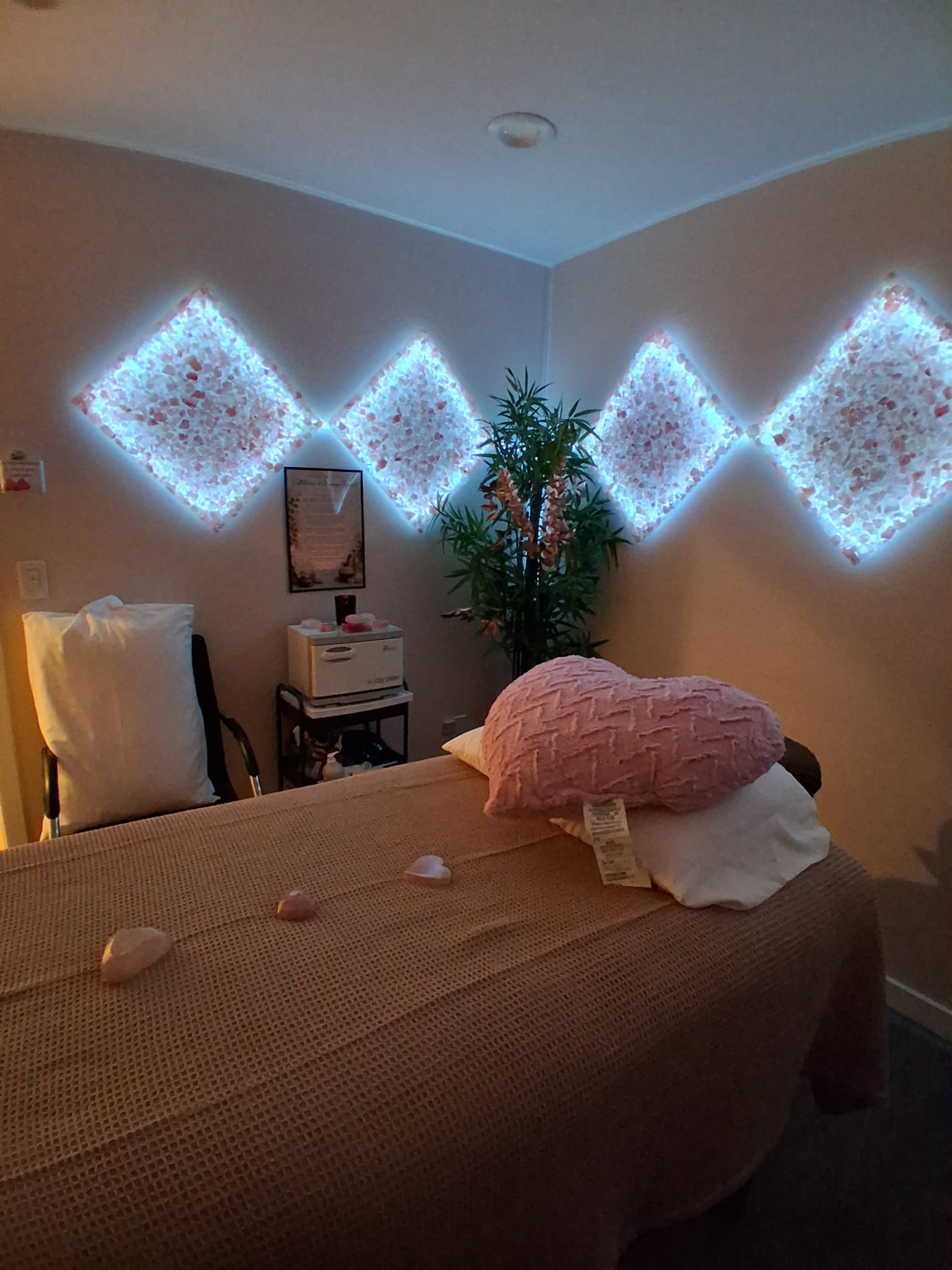 Alternate view of the massage treatment room at Cattleya Trianae Spa
